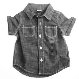 Baby Gap denim button up shirt 6-12months